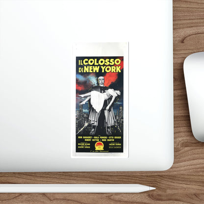 THE COLOSSUS OF NEW YORK (ITALIAN) 1958 Movie Poster STICKER Vinyl Die-Cut Decal-The Sticker Space