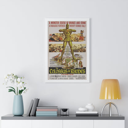 THE COLOSSUS OF RHODES 1961 - Framed Movie Poster-The Sticker Space