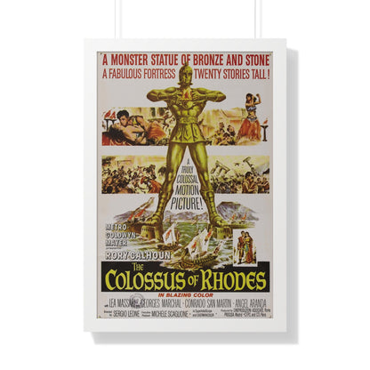 THE COLOSSUS OF RHODES 1961 - Framed Movie Poster-20" x 30"-The Sticker Space