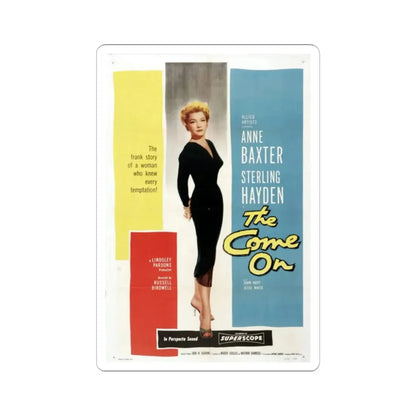 The Come On 1956 Movie Poster - STICKER Vinyl Kiss-Cut Decal 2 Inch White - The Sticker Space