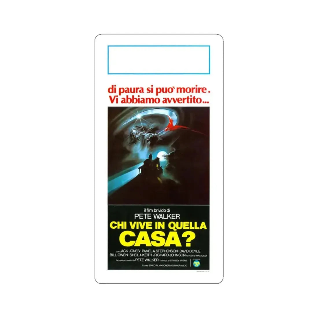 THE COMEBACK (ITALIAN) 1978 Movie Poster - STICKER Vinyl Kiss-Cut Decal 6 Inch White - The Sticker Space