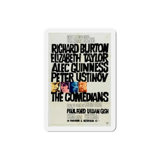 The Comedians 1967 Movie Poster Refrigerator Magnet 2 Inch - The Sticker Space