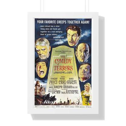 THE COMEDY OF TERRORS 1963 - Framed Movie Poster-16″ x 24″-The Sticker Space