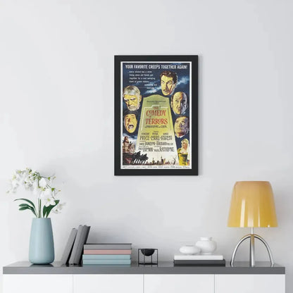 THE COMEDY OF TERRORS 1963 - Framed Movie Poster - The Sticker Space