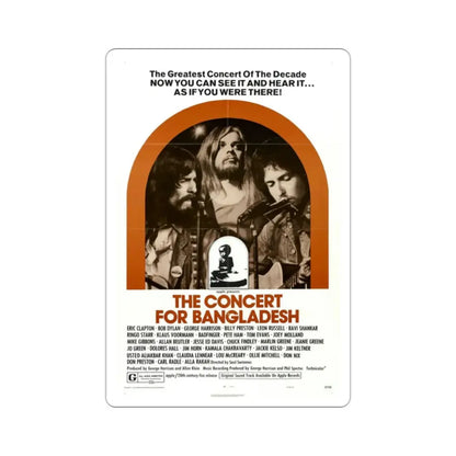 The Concert for Bangladesh 1972 Movie Poster STICKER Vinyl Die-Cut Decal 2 Inch - The Sticker Space