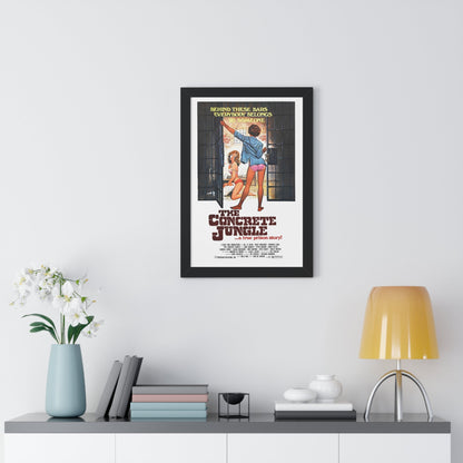 THE CONCRETE JUNGLE 1982 - Framed Movie Poster-The Sticker Space