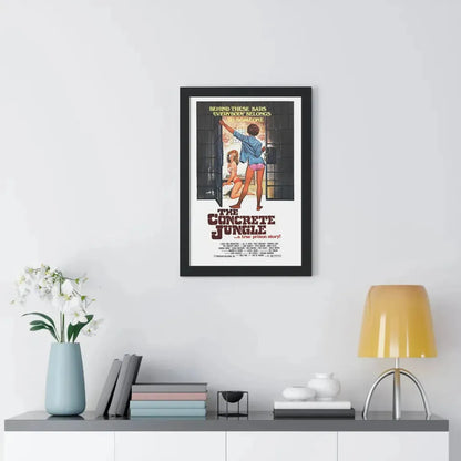 THE CONCRETE JUNGLE 1982 - Framed Movie Poster - The Sticker Space