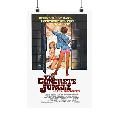 THE CONCRETE JUNGLE 1982 - Paper Movie Poster-12″ x 18″-The Sticker Space