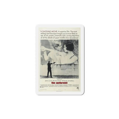 The Conformist 1970 Movie Poster Refrigerator Magnet 5 Inch - The Sticker Space