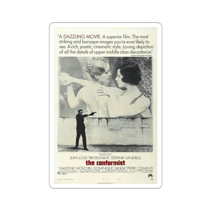 The Conformist 1970 Movie Poster STICKER Vinyl Die-Cut Decal 3 Inch - The Sticker Space