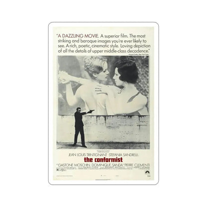 The Conformist 1970 Movie Poster STICKER Vinyl Die-Cut Decal 5 Inch - The Sticker Space