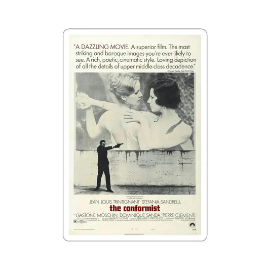 The Conformist 1970 Movie Poster STICKER Vinyl Die-Cut Decal 6 Inch - The Sticker Space