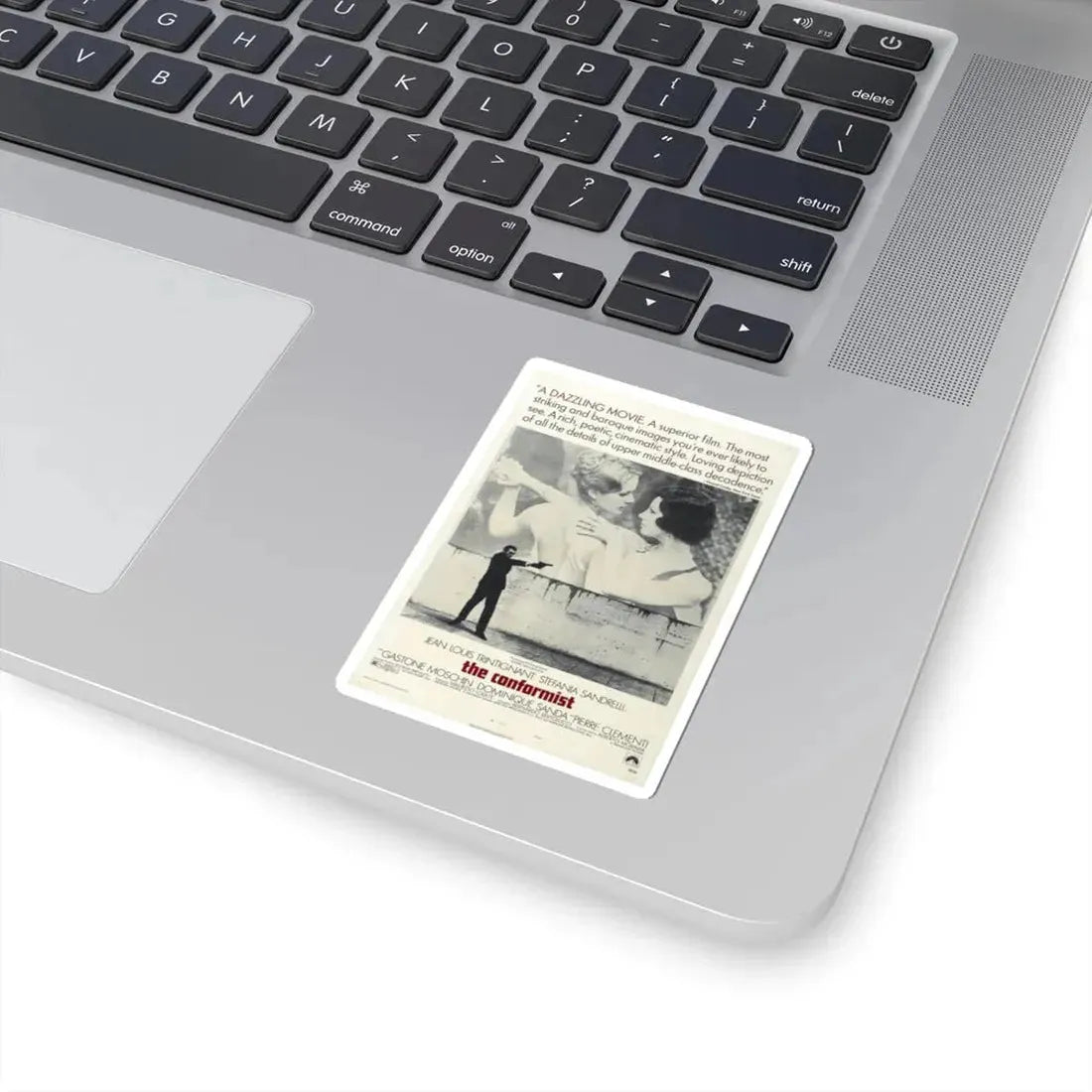 The Conformist 1970 Movie Poster - STICKER Vinyl Kiss-Cut Decal - The Sticker Space