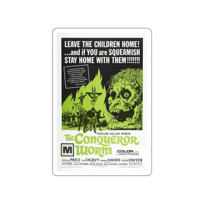 THE CONQUEROR WORM (WITCHFINDER GENERAL) 1968 Movie Poster STICKER Vinyl Die-Cut Decal 6 Inch - The Sticker Space