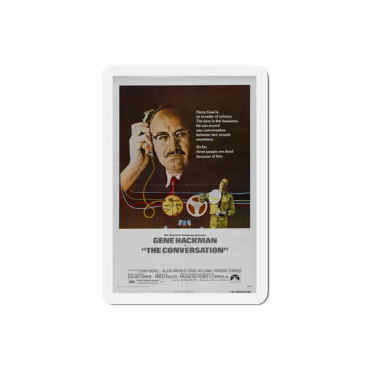The Conversation 1974 Movie Poster Refrigerator Magnet 2 Inch - The Sticker Space