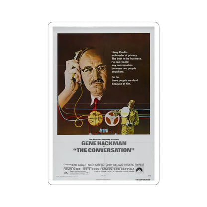 The Conversation 1974 Movie Poster STICKER Vinyl Die-Cut Decal 3 Inch - The Sticker Space