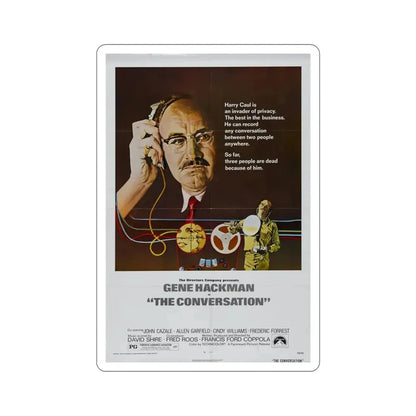 The Conversation 1974 Movie Poster STICKER Vinyl Die-Cut Decal 6 Inch - The Sticker Space