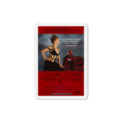 The Cook the Thief His Wife and Her Lover 1990 Movie Poster Die-Cut Magnet-3" x 3"-The Sticker Space