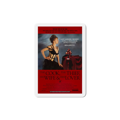 The Cook the Thief His Wife and Her Lover 1990 Movie Poster Die-Cut Magnet-4" x 4"-The Sticker Space