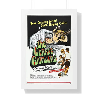 THE CORPSE GRINDERS 1971 - Framed Movie Poster 16″ x 24″ White - The Sticker Space