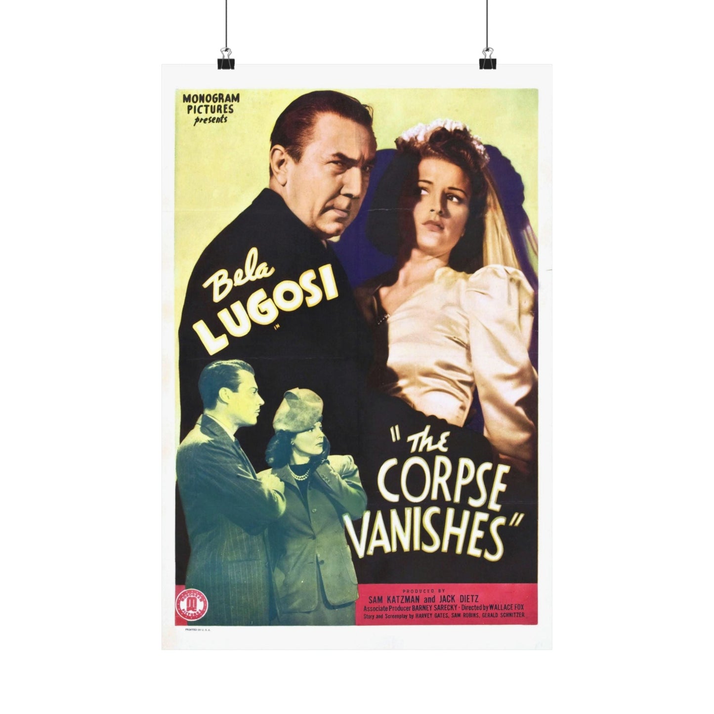 THE CORPSE VANISHES 1942 - Paper Movie Poster-16″ x 24″-The Sticker Space