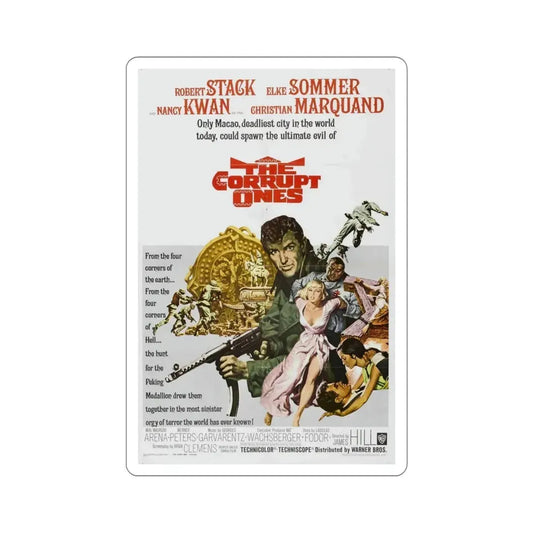 The Corrupt Ones 1967 Movie Poster STICKER Vinyl Die-Cut Decal 6 Inch - The Sticker Space