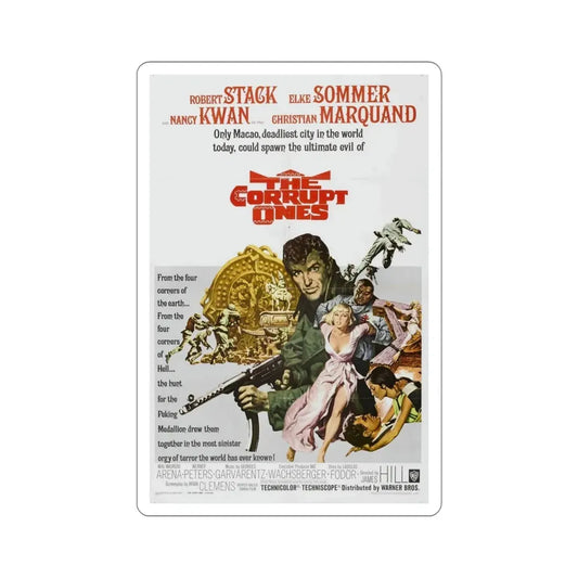 The Corrupt Ones 1967 Movie Poster STICKER Vinyl Die-Cut Decal 6 Inch - The Sticker Space