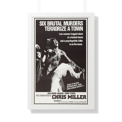 THE CORRUPTION OF CHRIS MILLER 1973 - Framed Movie Poster-20" x 30"-The Sticker Space