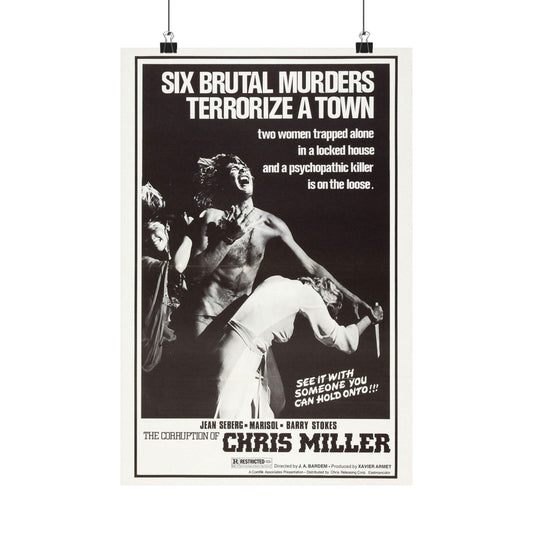 THE CORRUPTION OF CHRIS MILLER 1973 - Paper Movie Poster-12″ x 18″-The Sticker Space