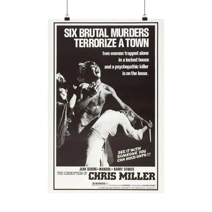 THE CORRUPTION OF CHRIS MILLER 1973 - Paper Movie Poster 16″ x 24″ Matte - The Sticker Space