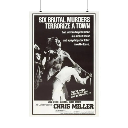 THE CORRUPTION OF CHRIS MILLER 1973 - Paper Movie Poster 24″ x 36″ Matte - The Sticker Space