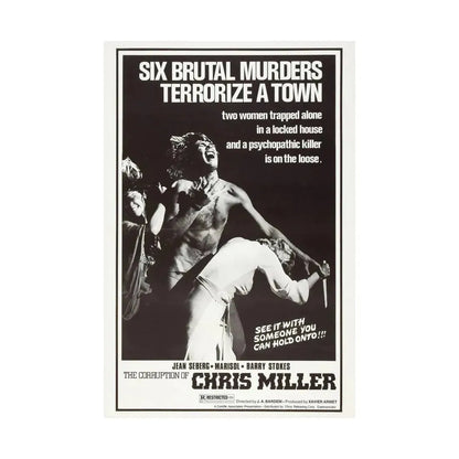 THE CORRUPTION OF CHRIS MILLER 1973 - Paper Movie Poster - The Sticker Space