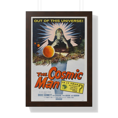 THE COSMIC MAN 1959 - Framed Movie Poster-16″ x 24″-The Sticker Space