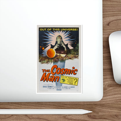 THE COSMIC MAN 1959 Movie Poster STICKER Vinyl Die-Cut Decal-The Sticker Space