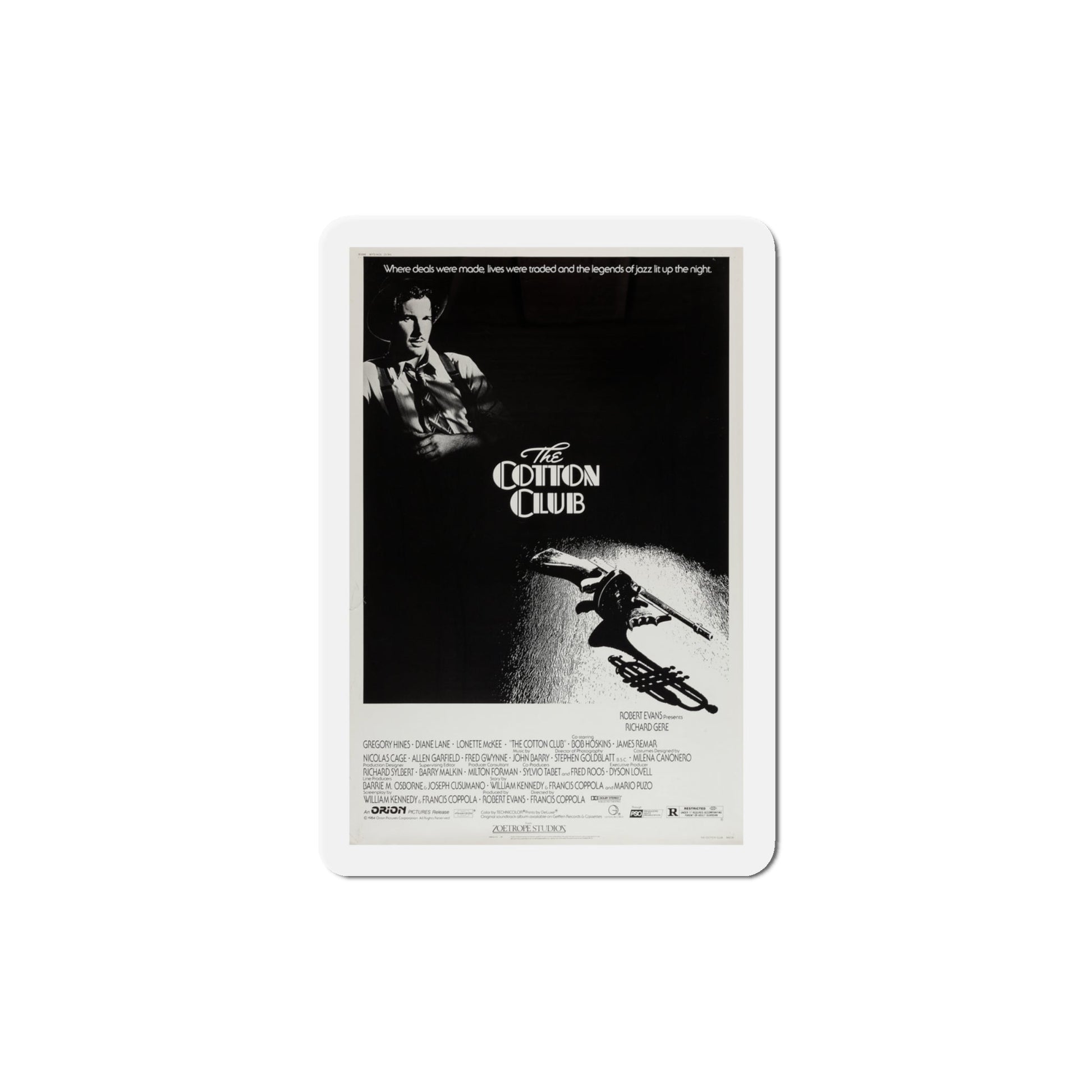 The Cotton Club 1984 Movie Poster Die-Cut Magnet-4" x 4"-The Sticker Space