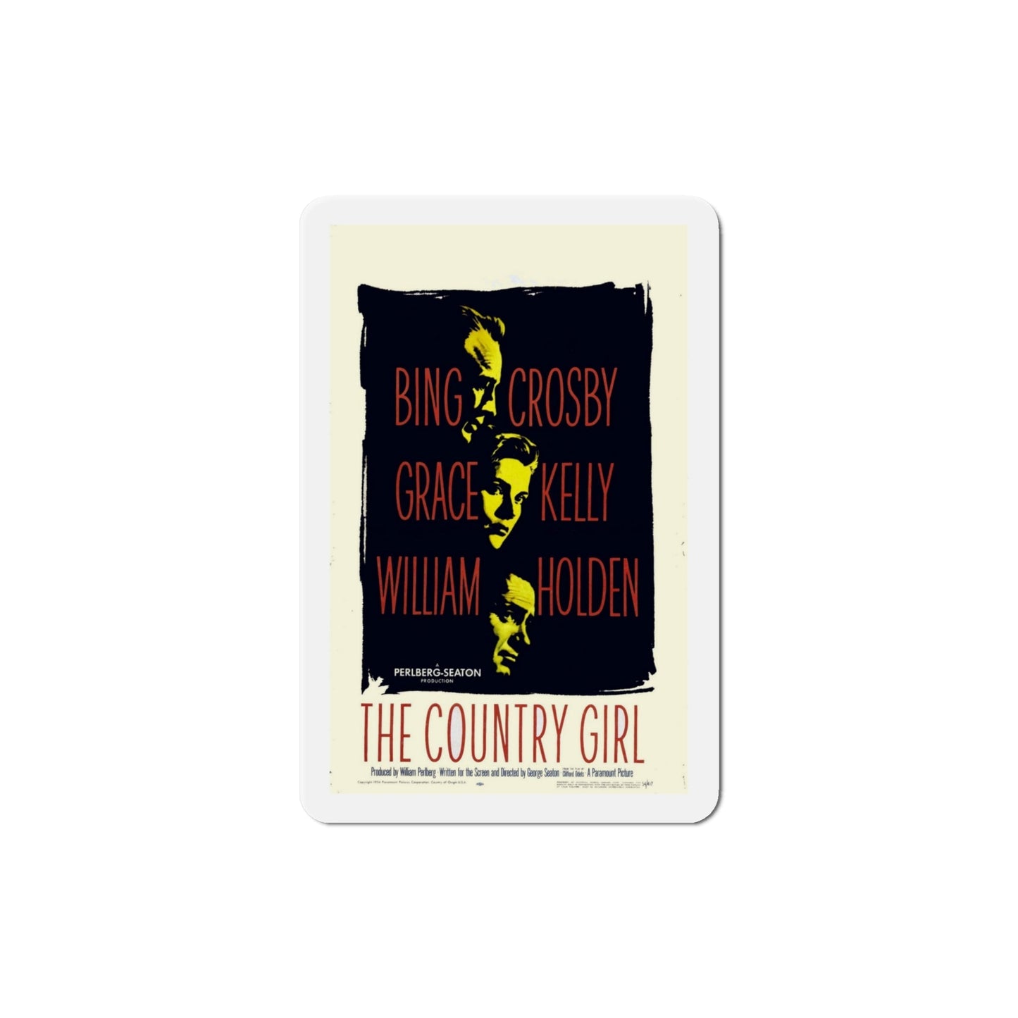 The Country Girl 1954 Movie Poster Die-Cut Magnet-4 Inch-The Sticker Space