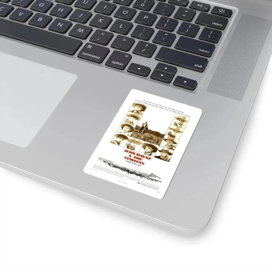 The Cowboys 1972 Movie Poster - STICKER Vinyl Kiss-Cut Decal - The Sticker Space