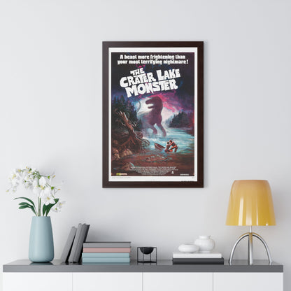 THE CRATER LAKE MONSTER 1977 - Framed Movie Poster-The Sticker Space