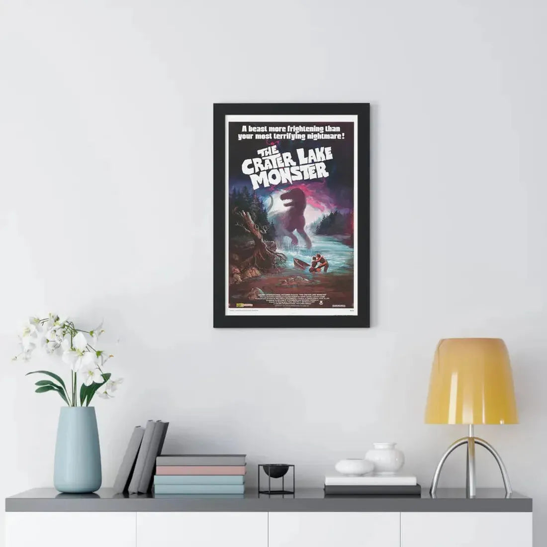THE CRATER LAKE MONSTER 1977 - Framed Movie Poster - The Sticker Space