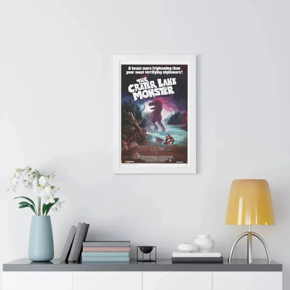 THE CRATER LAKE MONSTER 1977 - Framed Movie Poster - The Sticker Space