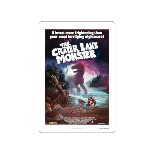 THE CRATER LAKE MONSTER 1977 Movie Poster STICKER Vinyl Die-Cut Decal 2 Inch - The Sticker Space