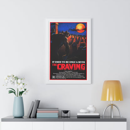 THE CRAVING (THE RETURN OF THE WOLF MAN) 1980 - Framed Movie Poster-The Sticker Space