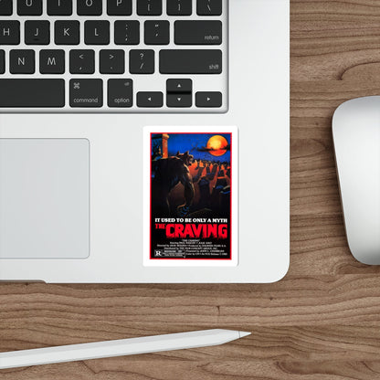 THE CRAVING (THE RETURN OF THE WOLF MAN) 1980 Movie Poster STICKER Vinyl Die-Cut Decal-The Sticker Space