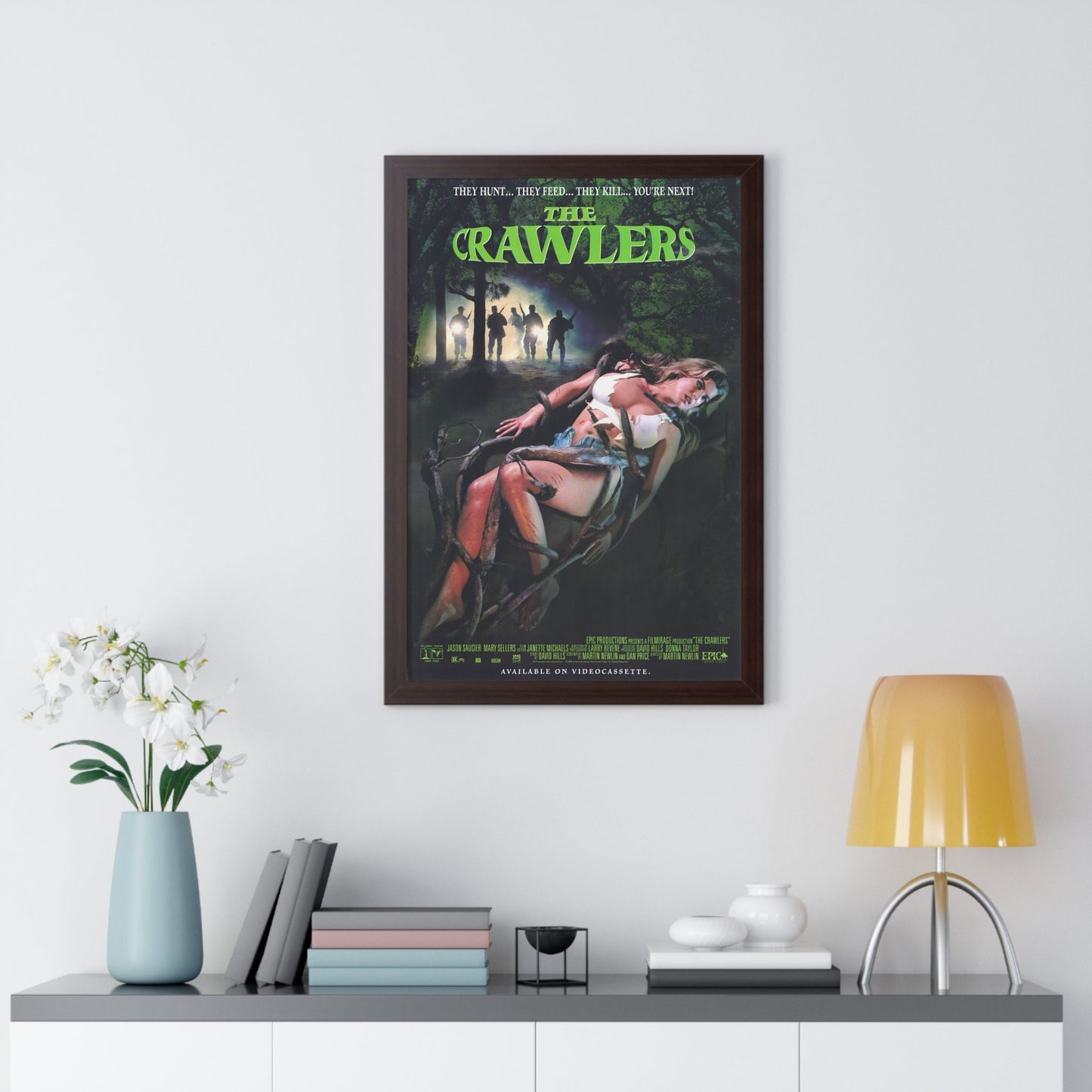 THE CRAWLERS (TROLL 3) 1990 - Framed Movie Poster-The Sticker Space