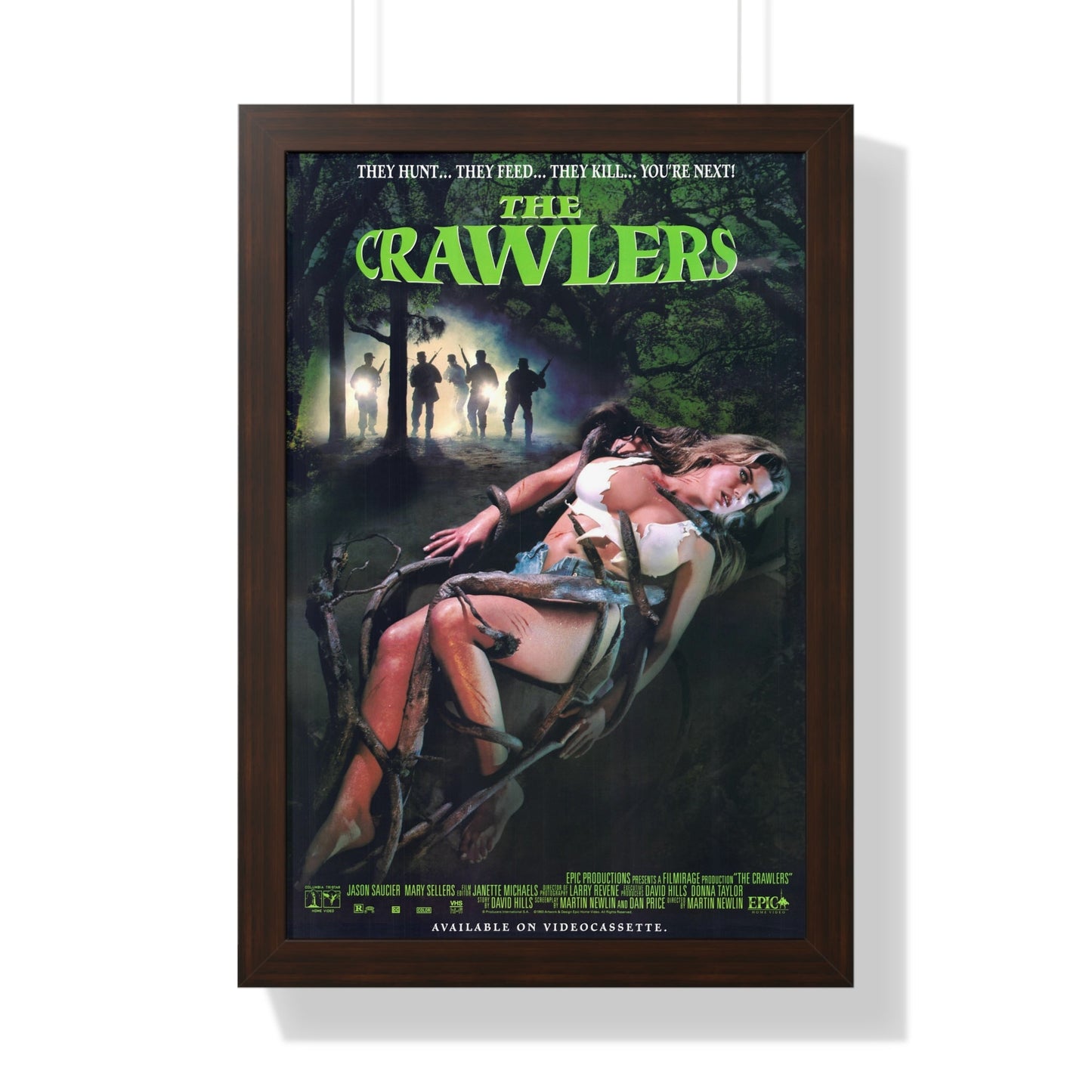 THE CRAWLERS (TROLL 3) 1990 - Framed Movie Poster-16″ x 24″-The Sticker Space