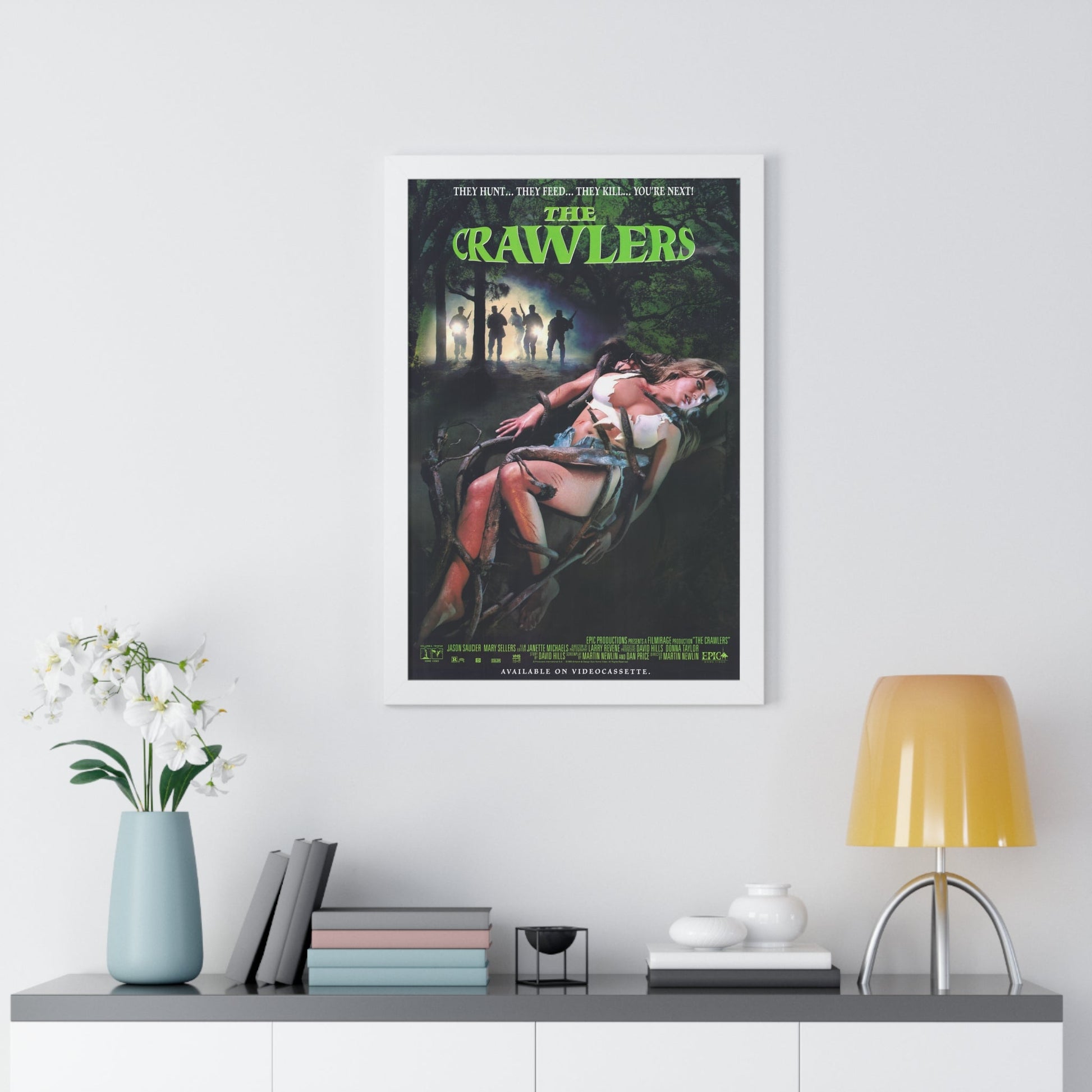 THE CRAWLERS (TROLL 3) 1990 - Framed Movie Poster-The Sticker Space