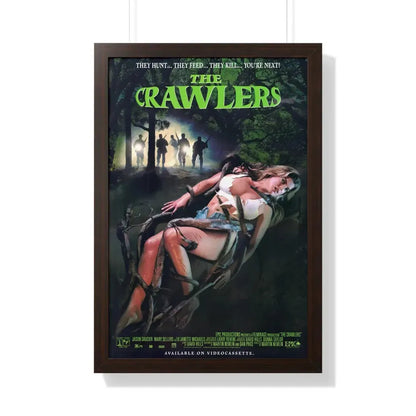 THE CRAWLERS (TROLL 3) 1990 - Framed Movie Poster 20" x 30" Walnut - The Sticker Space