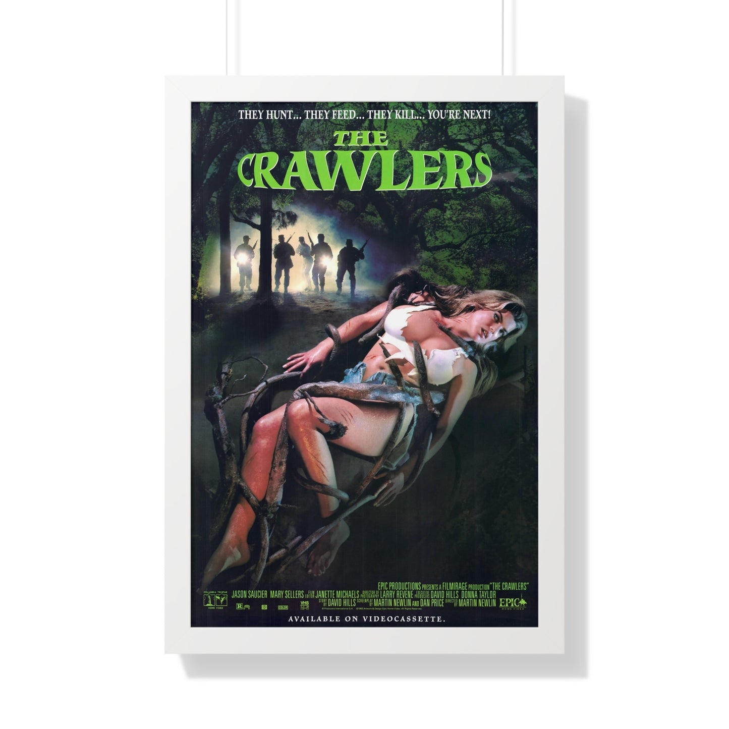 THE CRAWLERS (TROLL 3) 1990 - Framed Movie Poster-20" x 30"-The Sticker Space