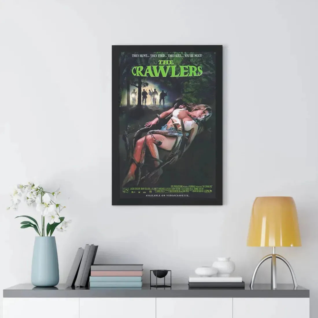 THE CRAWLERS (TROLL 3) 1990 - Framed Movie Poster - The Sticker Space