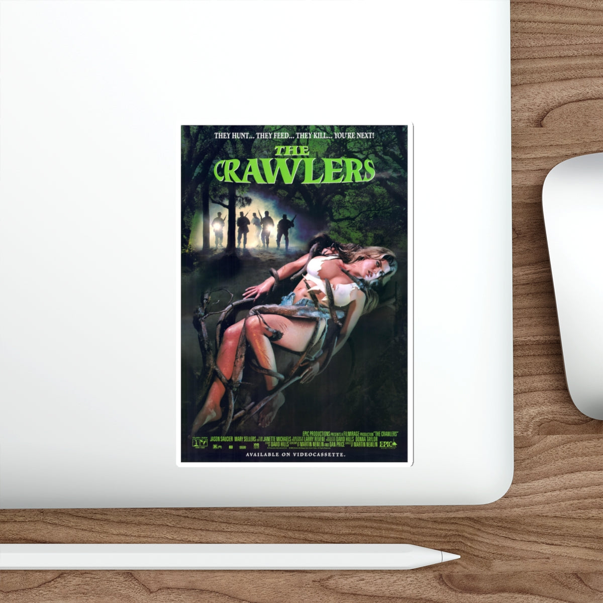 THE CRAWLERS (TROLL 3) 1990 Movie Poster STICKER Vinyl Die-Cut Decal-The Sticker Space